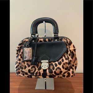 Auth Dolce & Gabbana animal print bag
